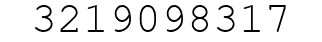 Number 3219098317.