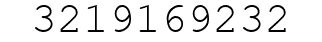 Number 3219169232.