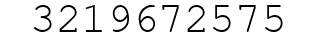 Number 3219672575.