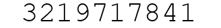 Number 3219717841.