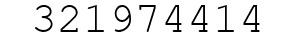 Number 321974414.