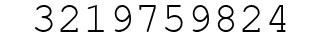 Number 3219759824.