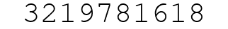 Number 3219781618.