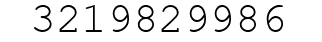 Number 3219829986.