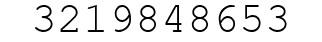 Number 3219848653.