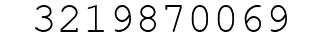 Number 3219870069.
