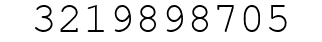 Number 3219898705.