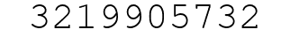 Number 3219905732.