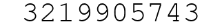 Number 3219905743.