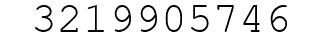 Number 3219905746.