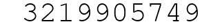 Number 3219905749.