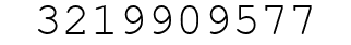 Number 3219909577.