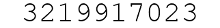 Number 3219917023.