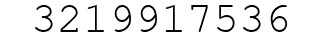 Number 3219917536.