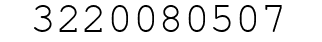 Number 3220080507.