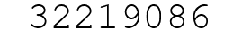 Number 32219086.