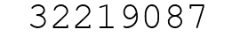 Number 32219087.