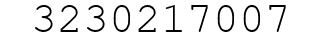 Number 3230217007.