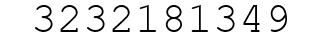 Number 3232181349.