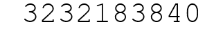 Number 3232183840.