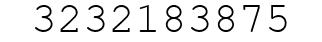 Number 3232183875.