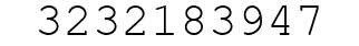 Number 3232183947.