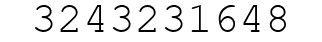 Number 3243231648.