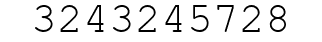 Number 3243245728.