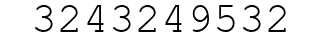 Number 3243249532.