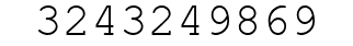 Number 3243249869.