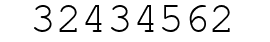 Number 32434562.