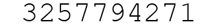 Number 3257794271.