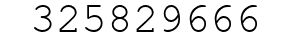 Number 325829666.