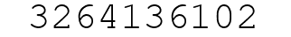 Number 3264136102.