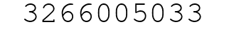 Number 3266005033.