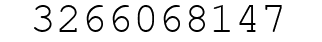 Number 3266068147.
