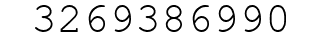 Number 3269386990.