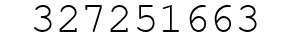 Number 327251663.