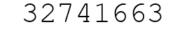 Number 32741663.