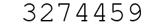Number 3274459.