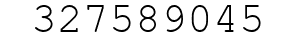 Number 327589045.