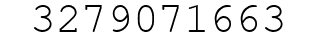 Number 3279071663.