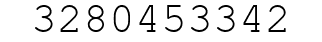 Number 3280453342.