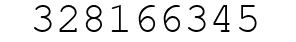 Number 328166345.
