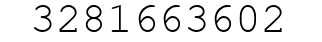 Number 3281663602.