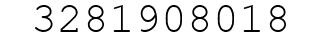Number 3281908018.