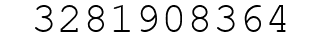 Number 3281908364.
