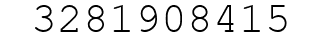 Number 3281908415.