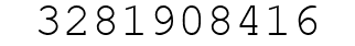 Number 3281908416.