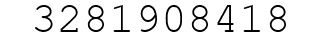 Number 3281908418.